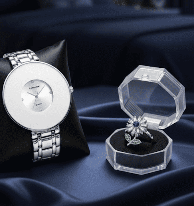 SET DAMA IMPERIAL:  RELOJ , PULSERA Y ANILLO