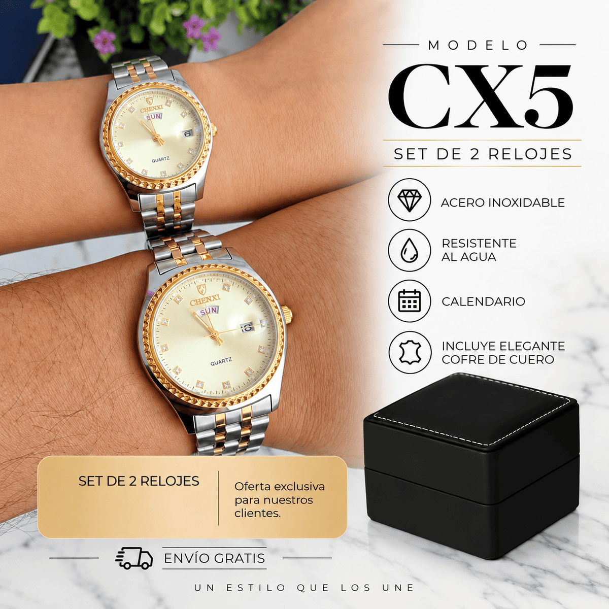 IMPERIAL DUO ( RELOJES EN PAREJA)
