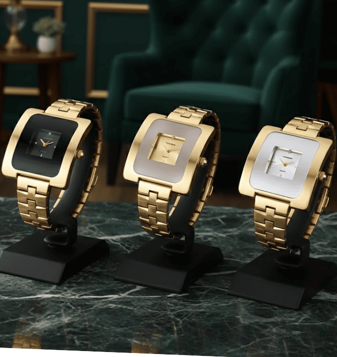 SET DAMA IMPERIAL:  RELOJ , PULSERA Y ANILLO