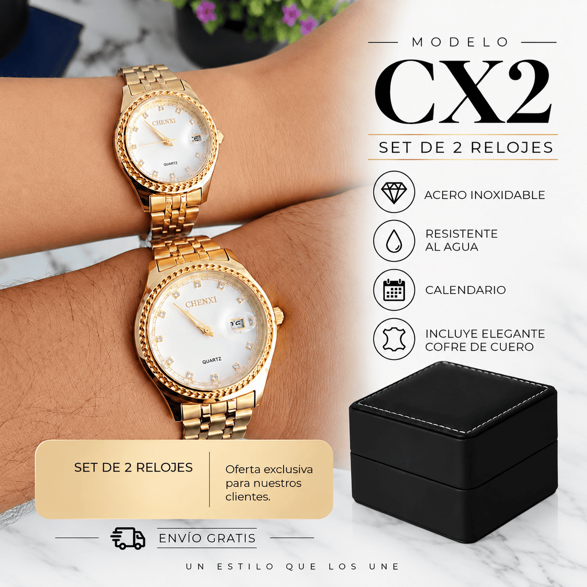 IMPERIAL DUO ( RELOJES EN PAREJA)