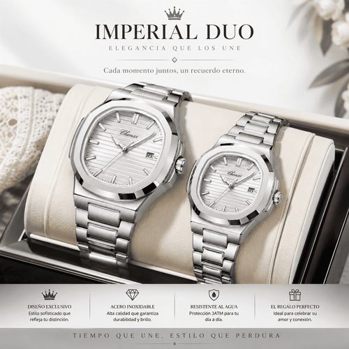 IMPERIAL DUO ( RELOJES EN PAREJA)