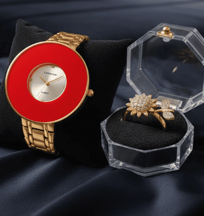 SET DAMA IMPERIAL:  RELOJ , PULSERA Y ANILLO