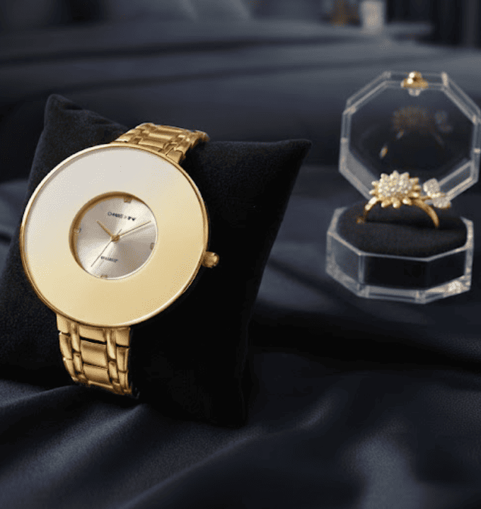 SET DAMA IMPERIAL:  RELOJ , PULSERA Y ANILLO