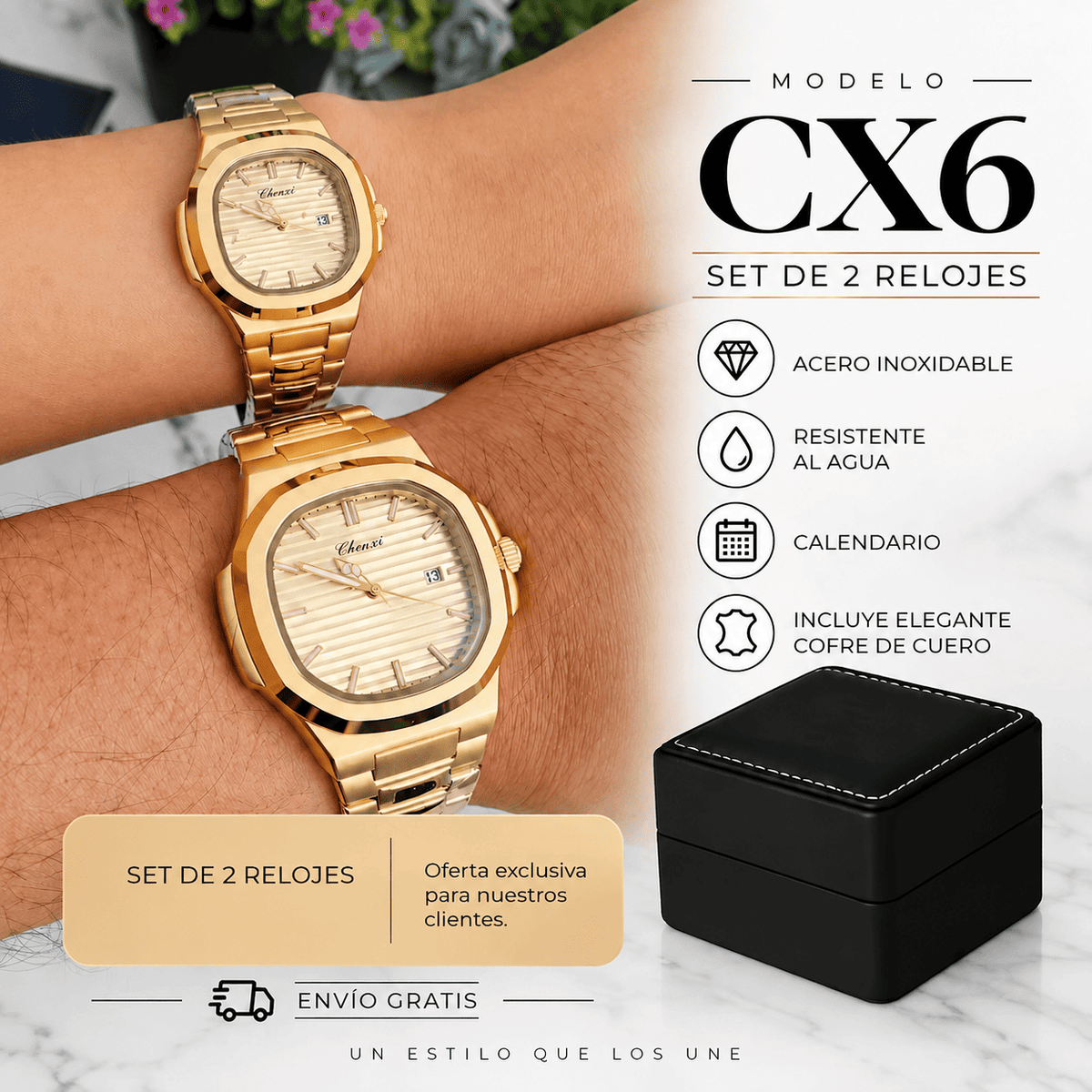 IMPERIAL DUO ( RELOJES EN PAREJA)