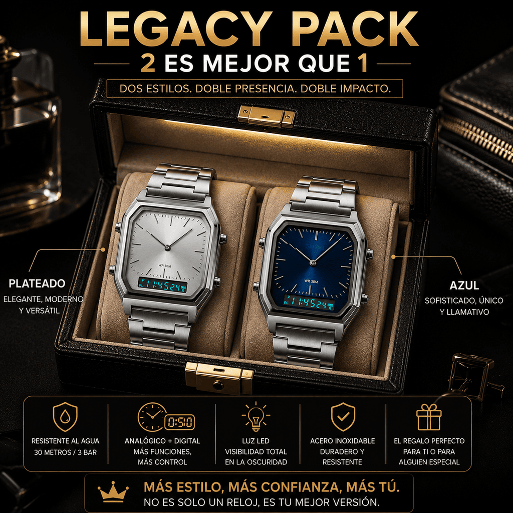 SET LEGACY PACK : Reloj SKMEI Original X2