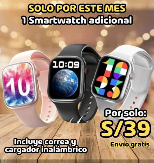 Smartwatch adicional a tu compra.