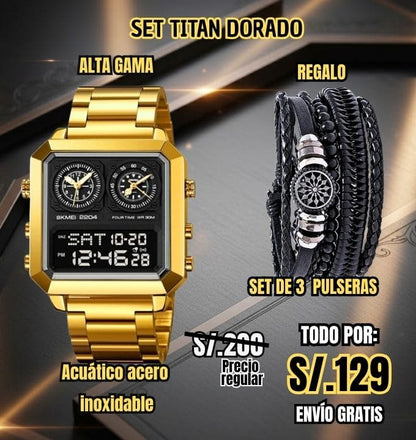 SET TITAN DORADO