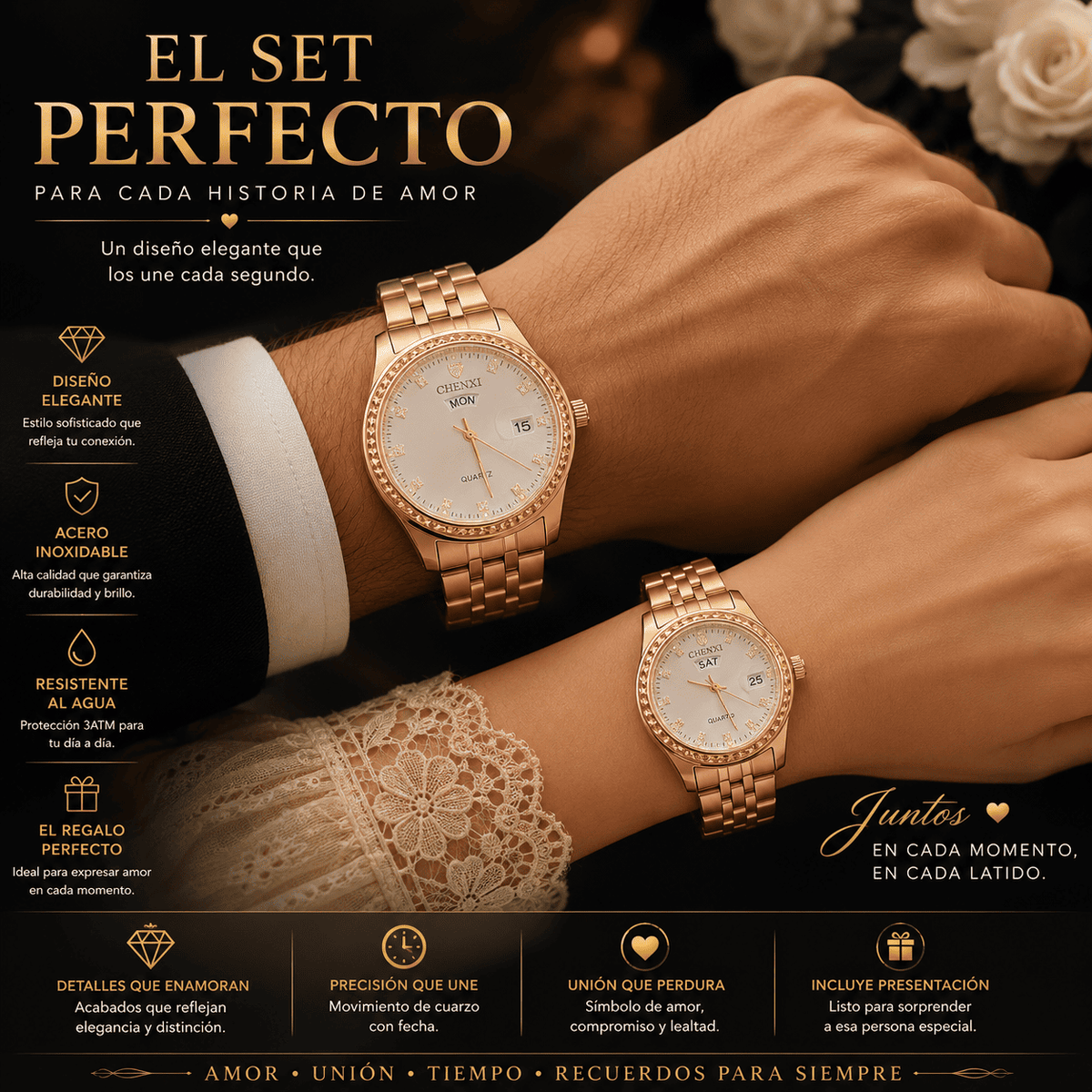 IMPERIAL DUO ( RELOJES EN PAREJA)