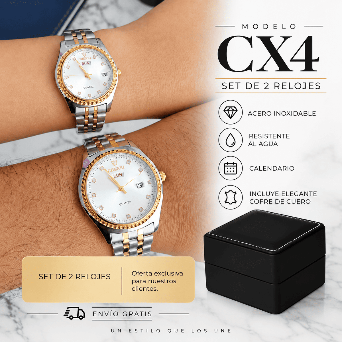 IMPERIAL DUO ( RELOJES EN PAREJA)